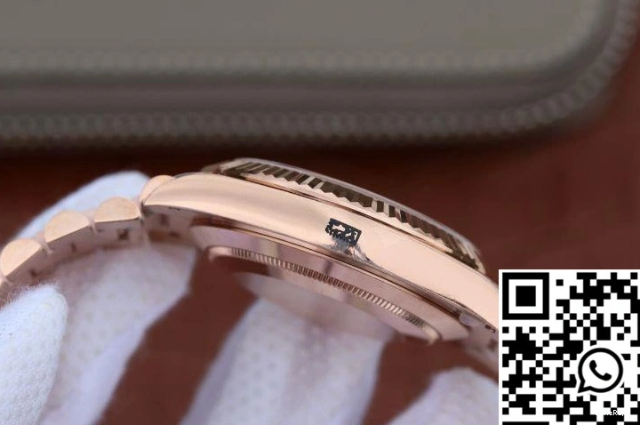 Date 40mm EW Dial Day Rolex 228235 Brown Factory 0816
